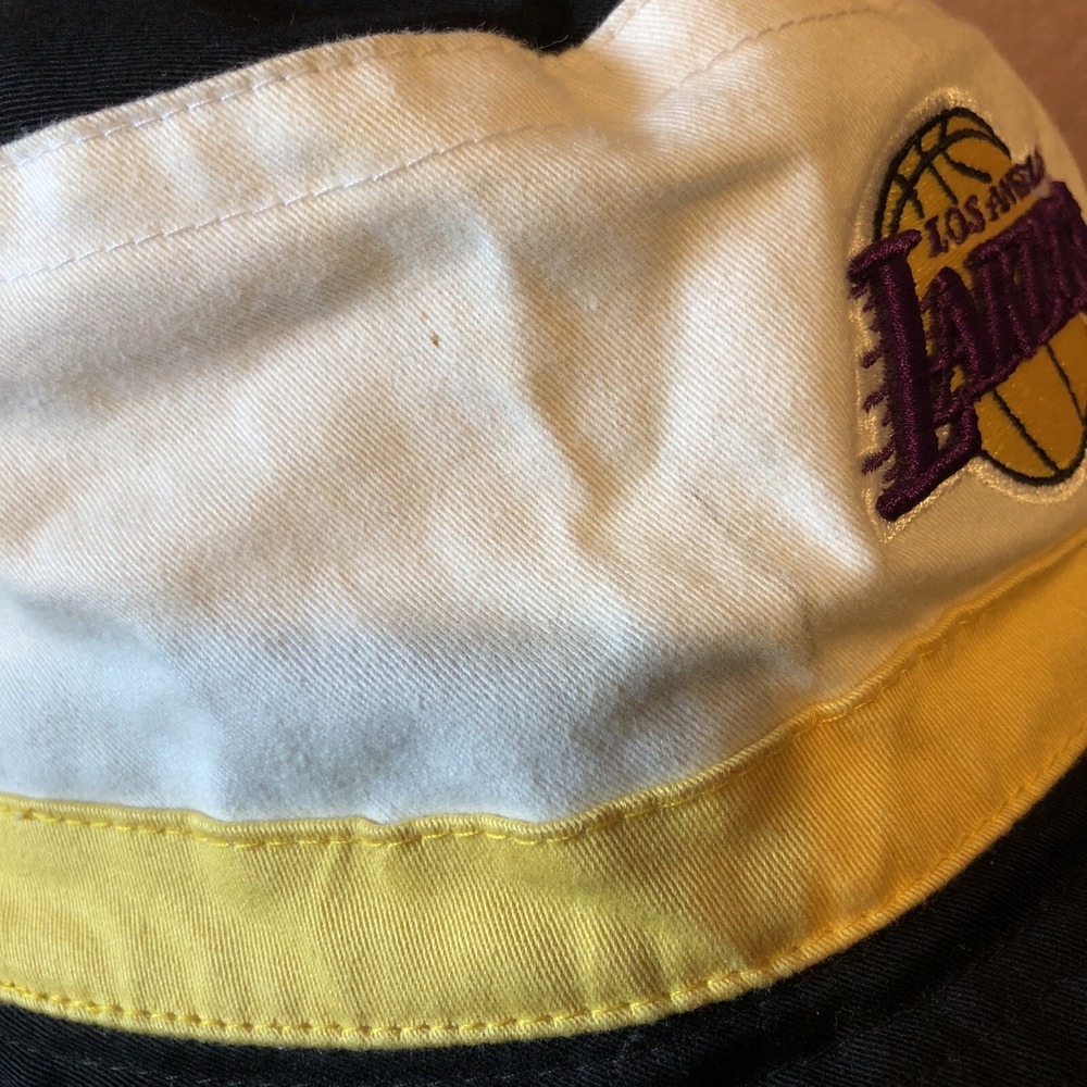 Los Angeles Lakers‎ Bucket Hat Size L/XL New Era NBA Basketball LA Lakers - Picture 9 of 16